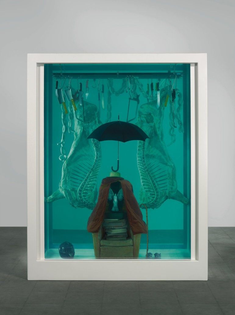 Damian Hirst contemporary artwork The persuit of oblivion