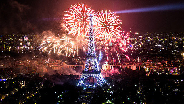 Fireworks at Paris
