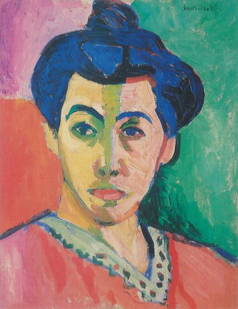 Henri Matisse, Portrait fauviste de Mme Matisse/La ligne verte, 1905