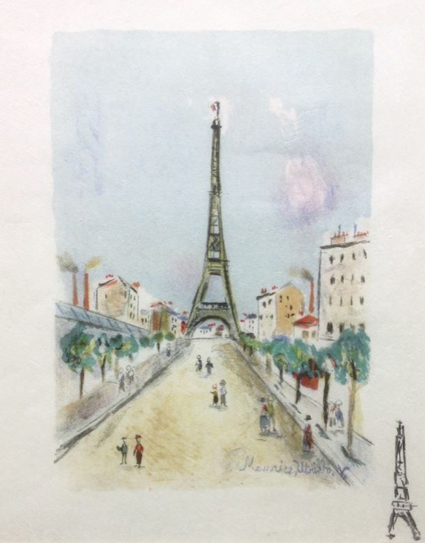 La Tour Eiffel by Utrillo
