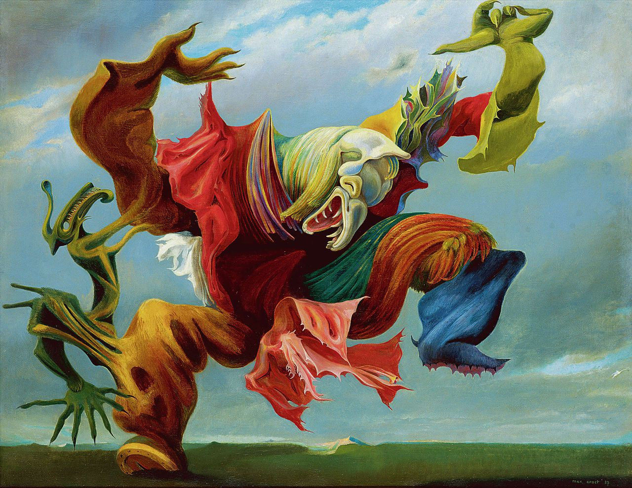 Max Ernst, 'L'angelo della casa, 'Il trionfo del surrealismo', 1937
