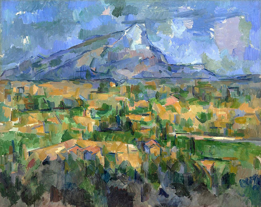 Une des premières peintures cubistes de Paul Cézanne - Montagne Saint-Victoire 1904
