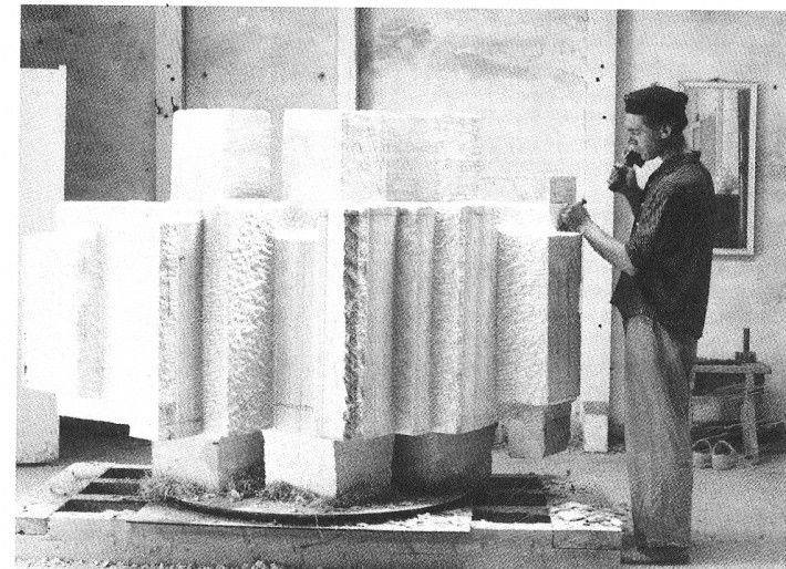 Henk Zweerus in his workshop 