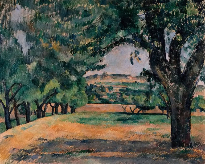 Paul Cézanne, Environs du Jas de Bouffan, 1885 or 1887.