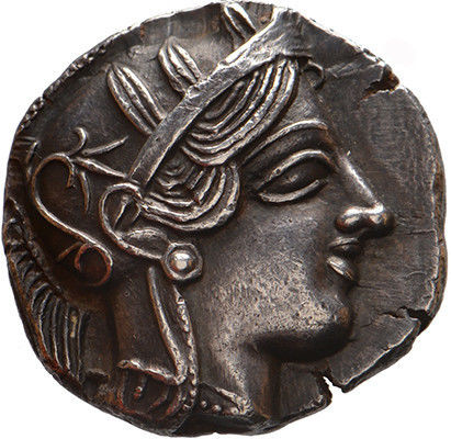 AR Tetradrachm Attica, Athens, 440-420 BC